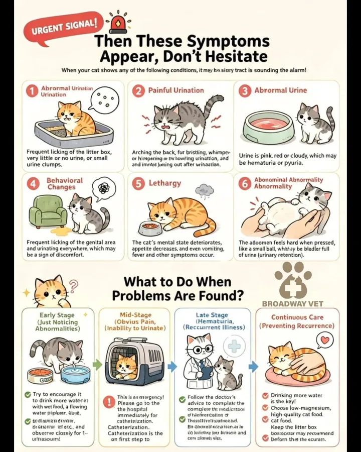 Recognising urinary problems in cats