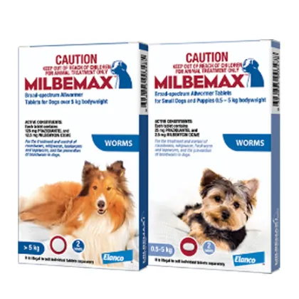 Drontal / Milbemax product packaging reference